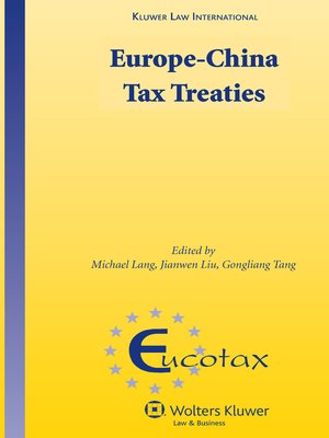 cover image of Europe-China Tax Treaties
